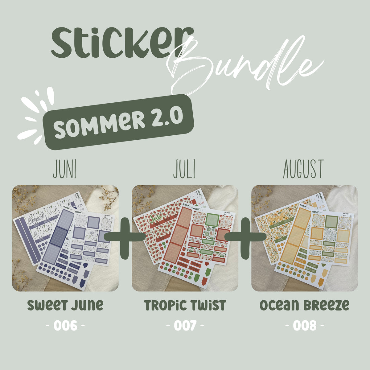 Sticker Bundle - Sommer