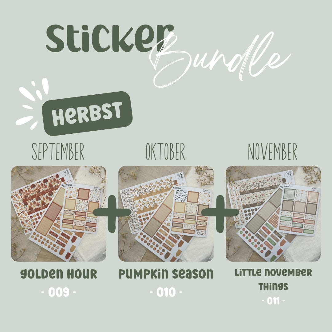 Sticker Bundle - Herbst
