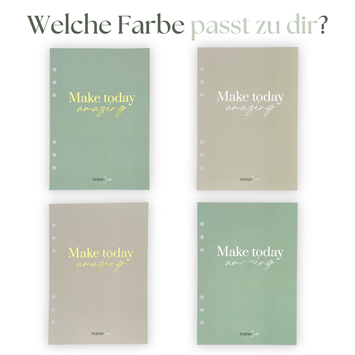Wechselcover - Make today amazing