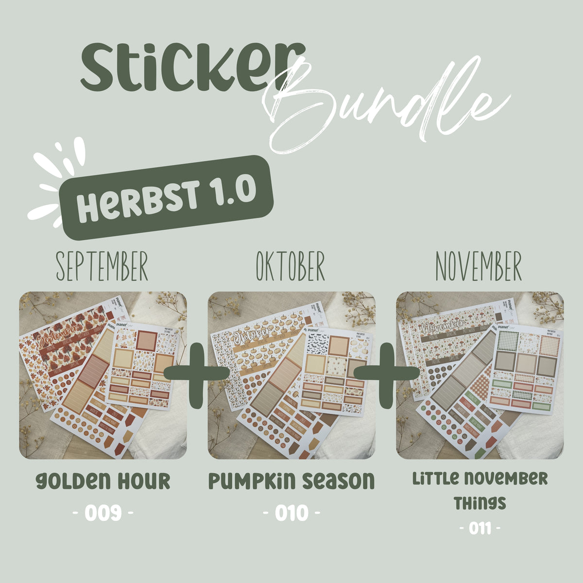 Sticker Bundle - Herbst