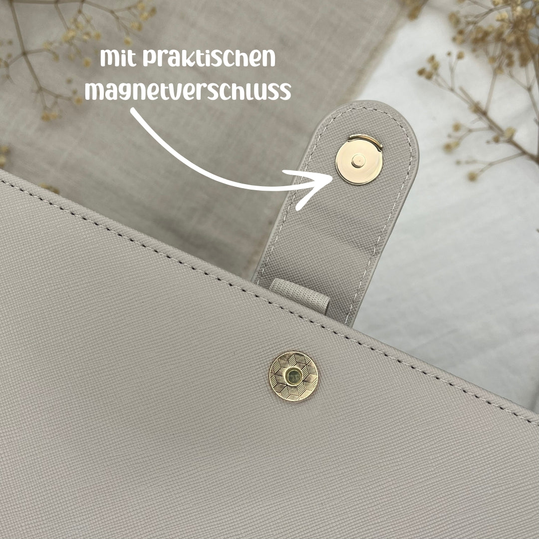 A5 Premium Binder - Saffiano Coffee