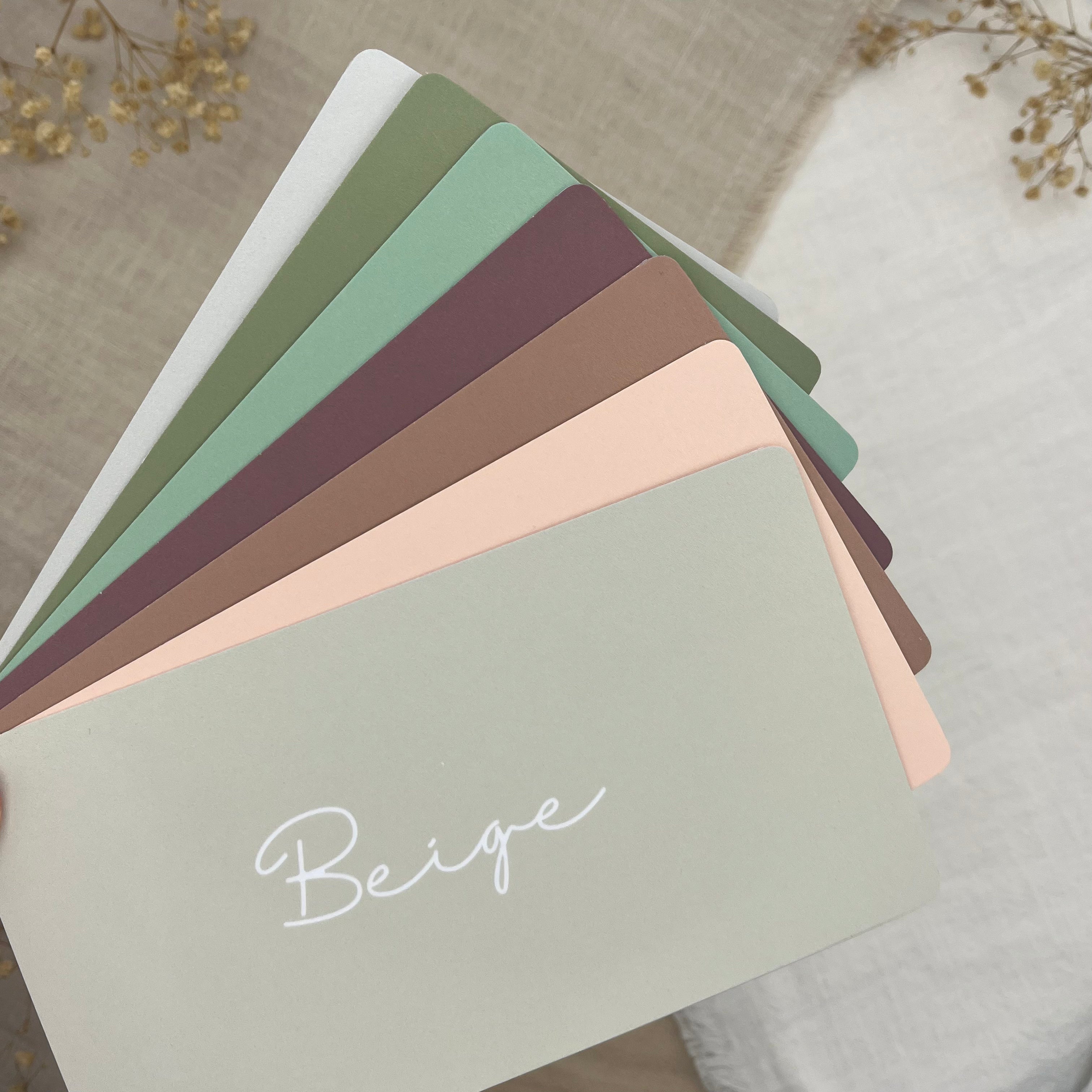 Laminierte Dashboards mit Wunschaufschrift - Einfarbig