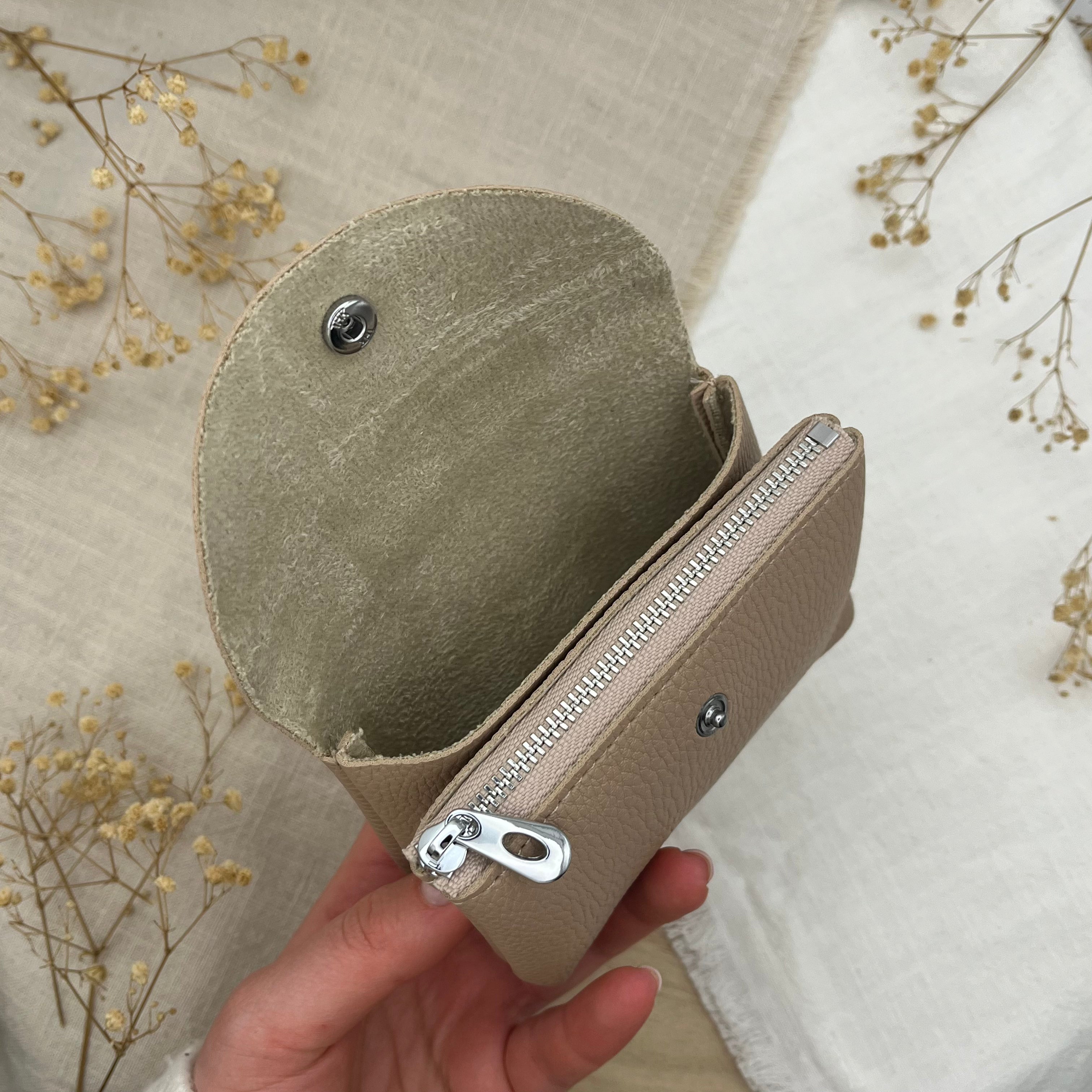 Kleingeldbörse - Beige
