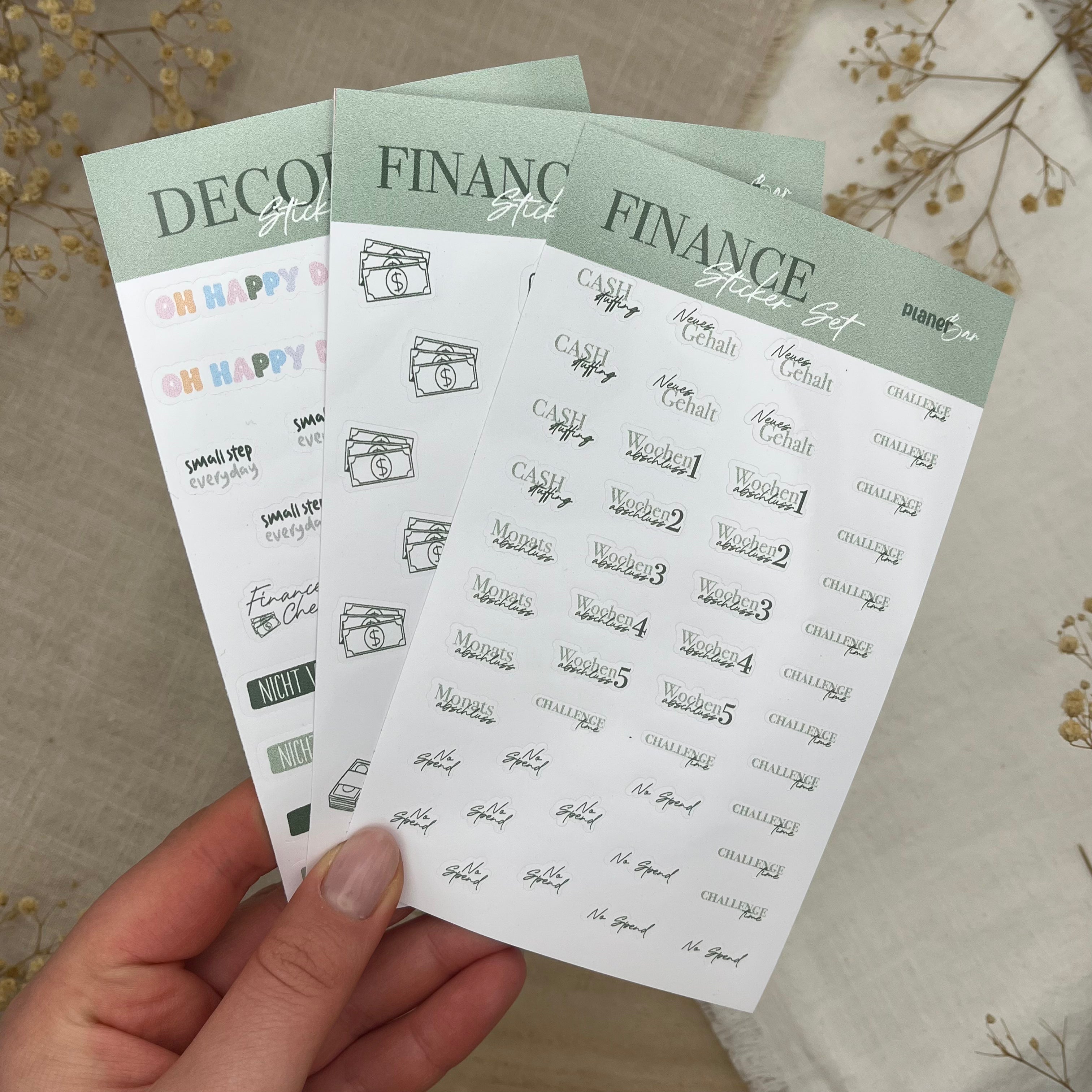 Sticker Set- Finanzen