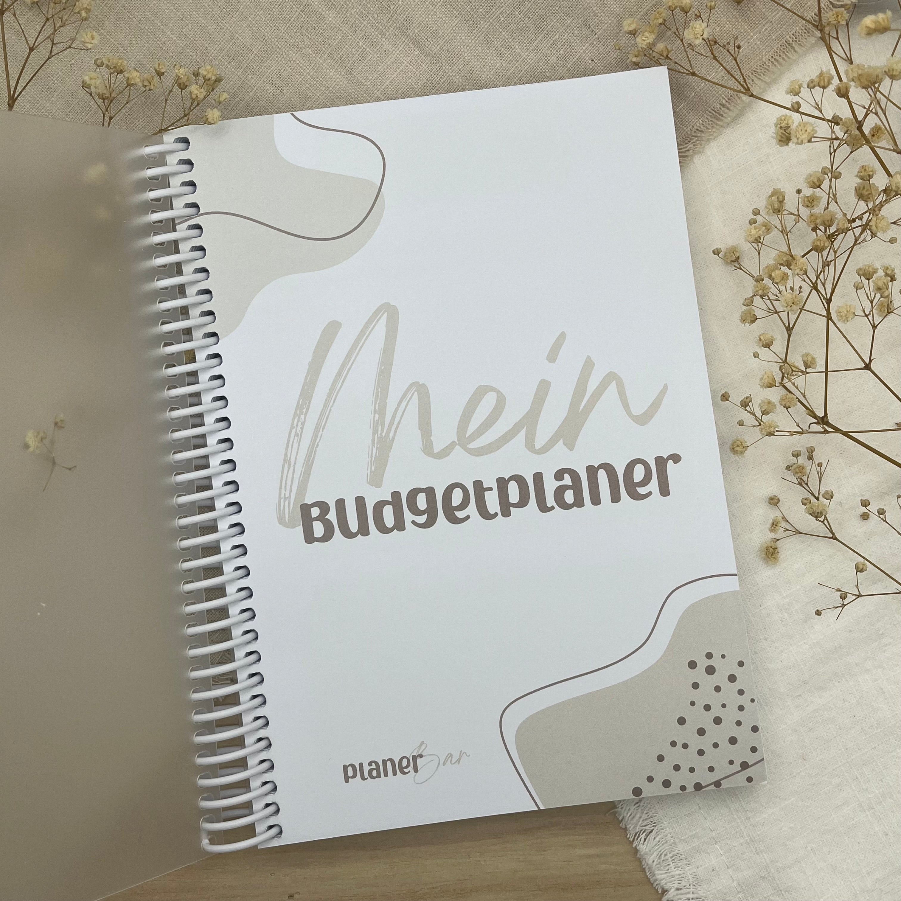 Budgetplaner (undatiert für 12 Monate) inkl. Anleitung