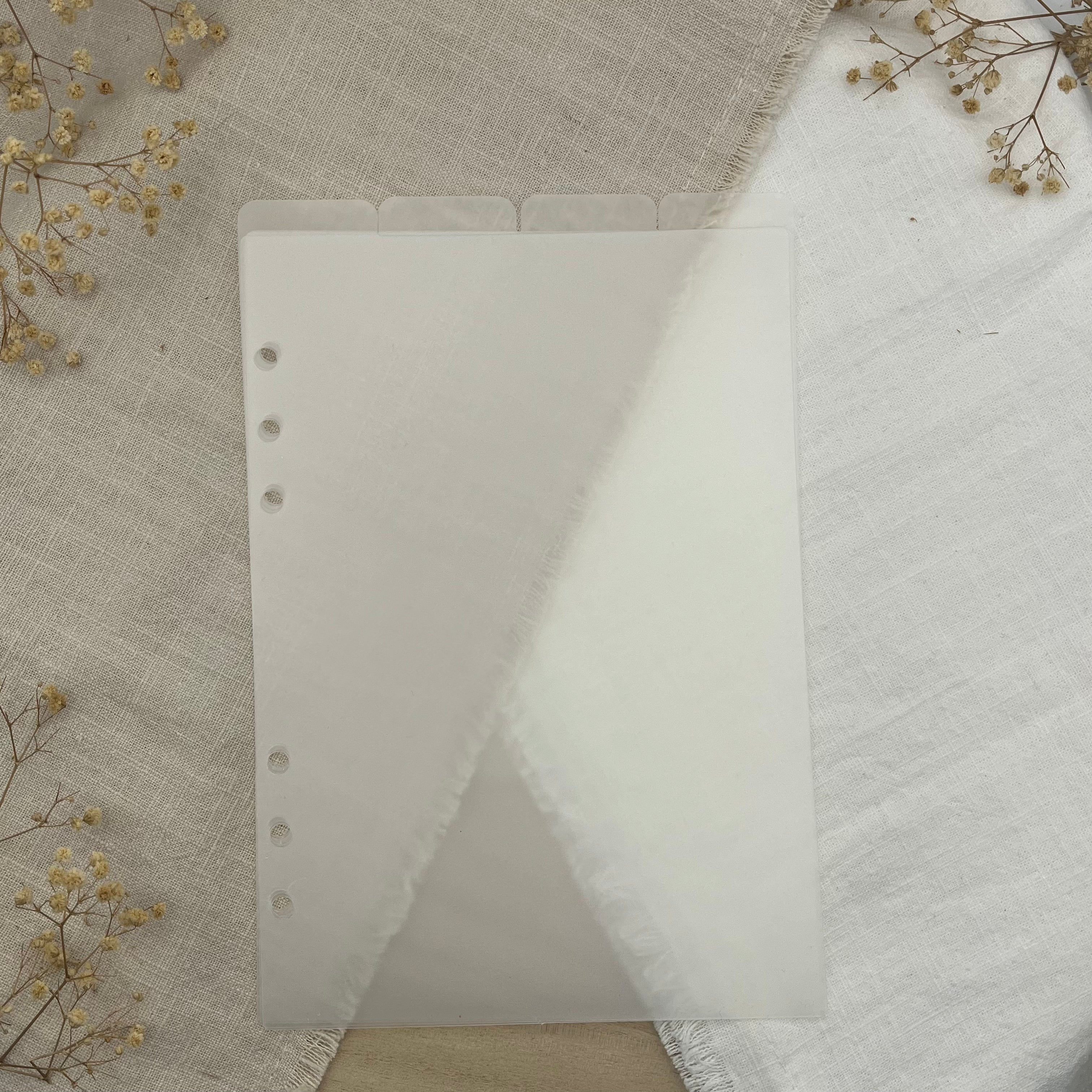 Register A5 - 4 Tabs oben