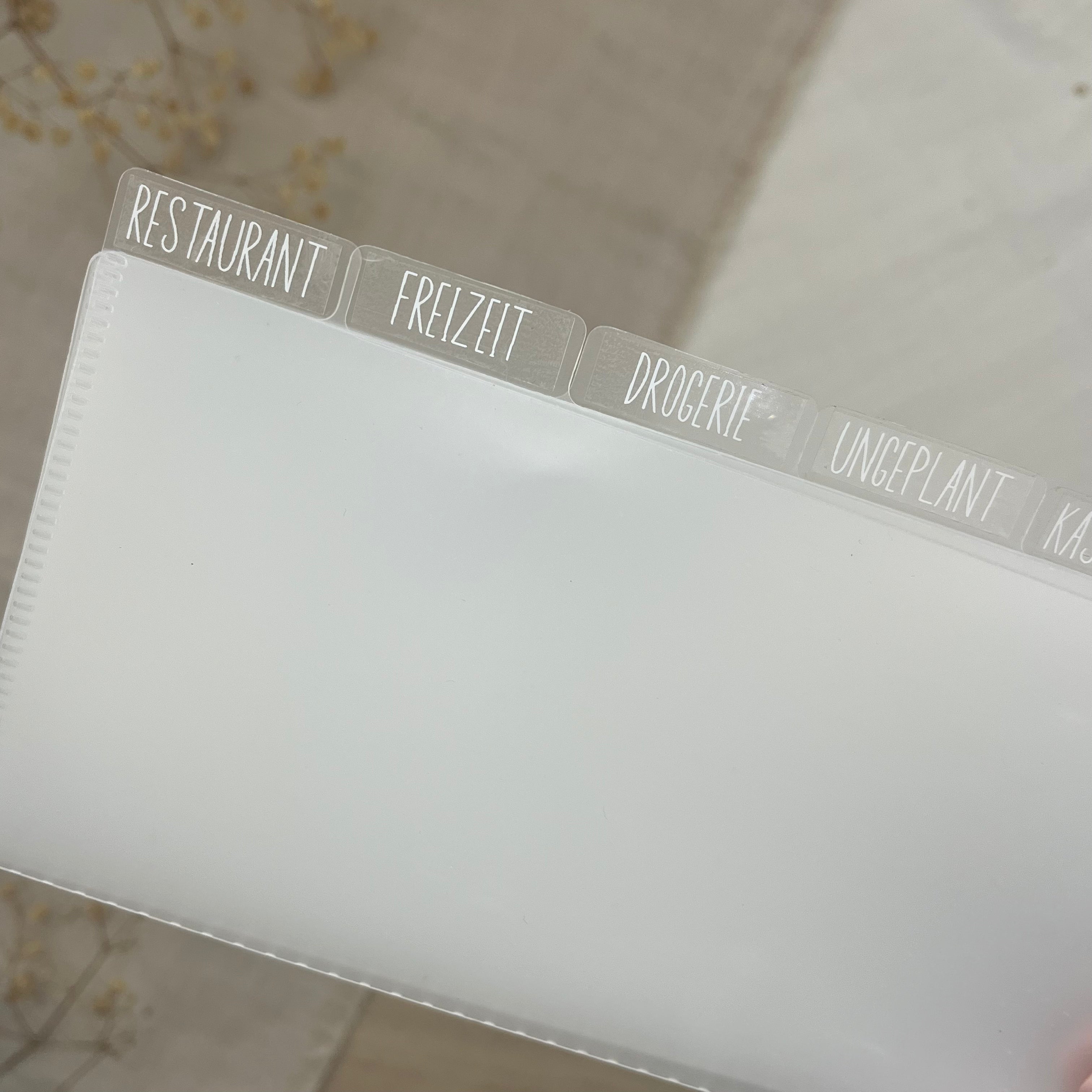 Envelopes mit Tabs - 6er Pack