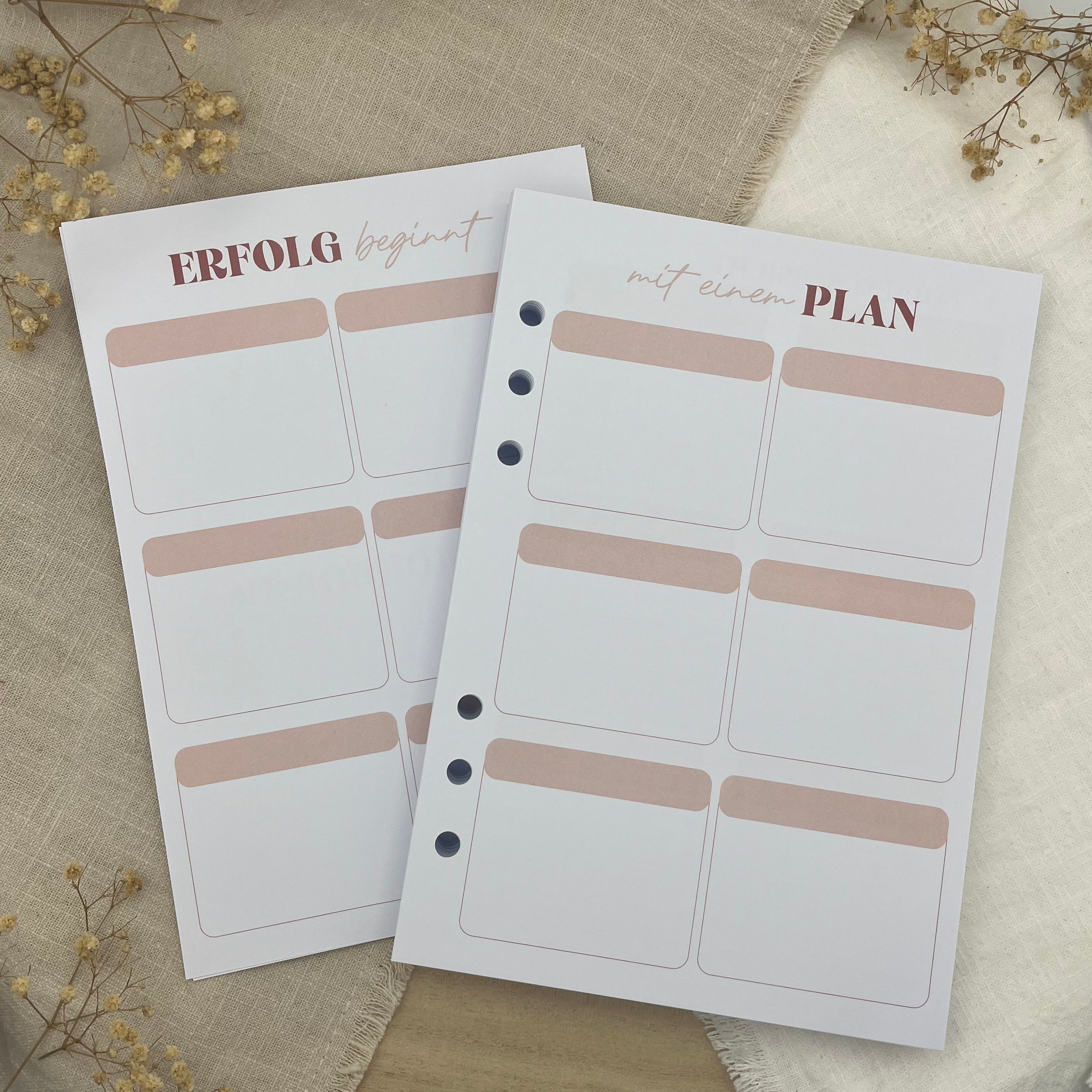 Undatierter Kalender - Rosa Limited Edition