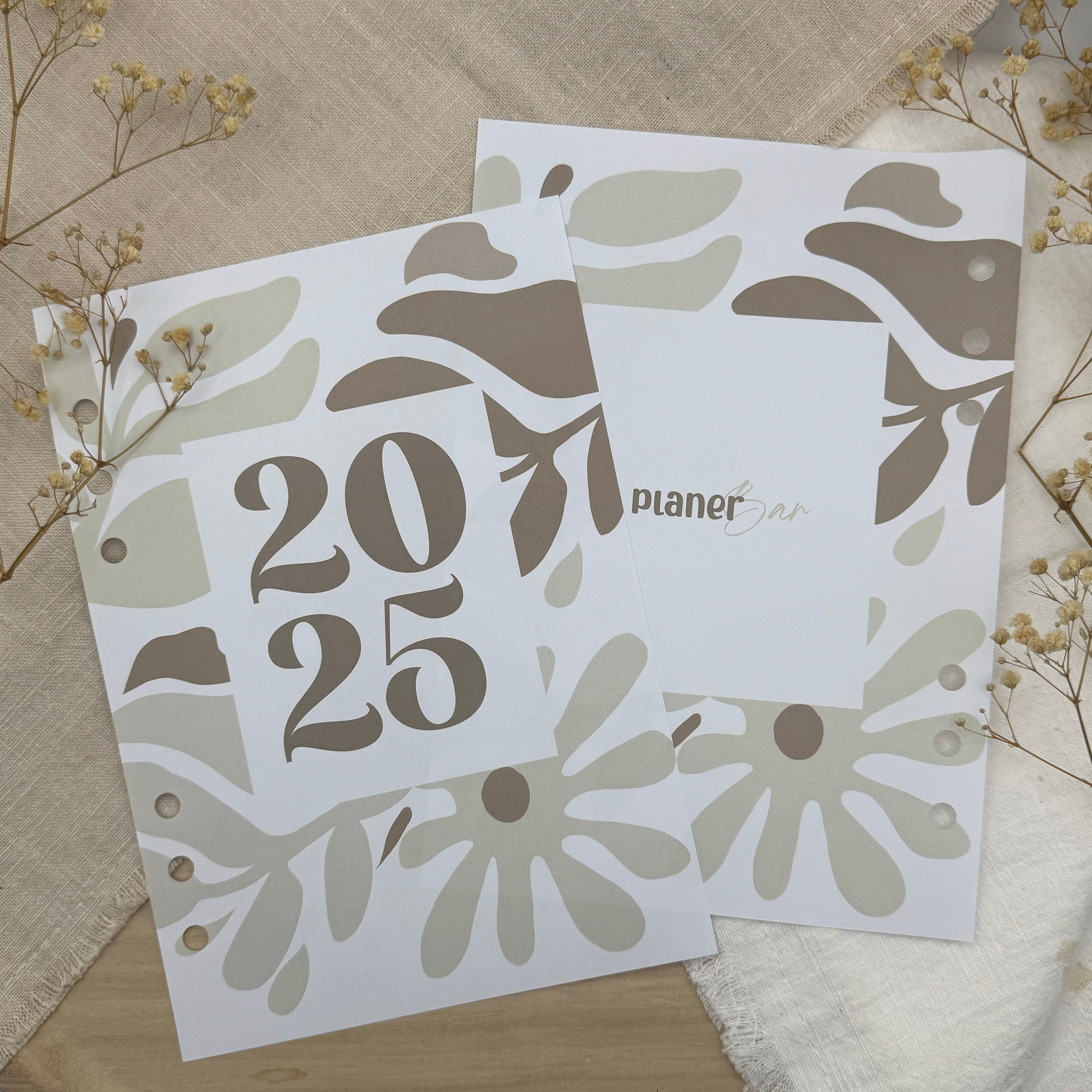 Kalender 2025 - Einlagen (Beige)