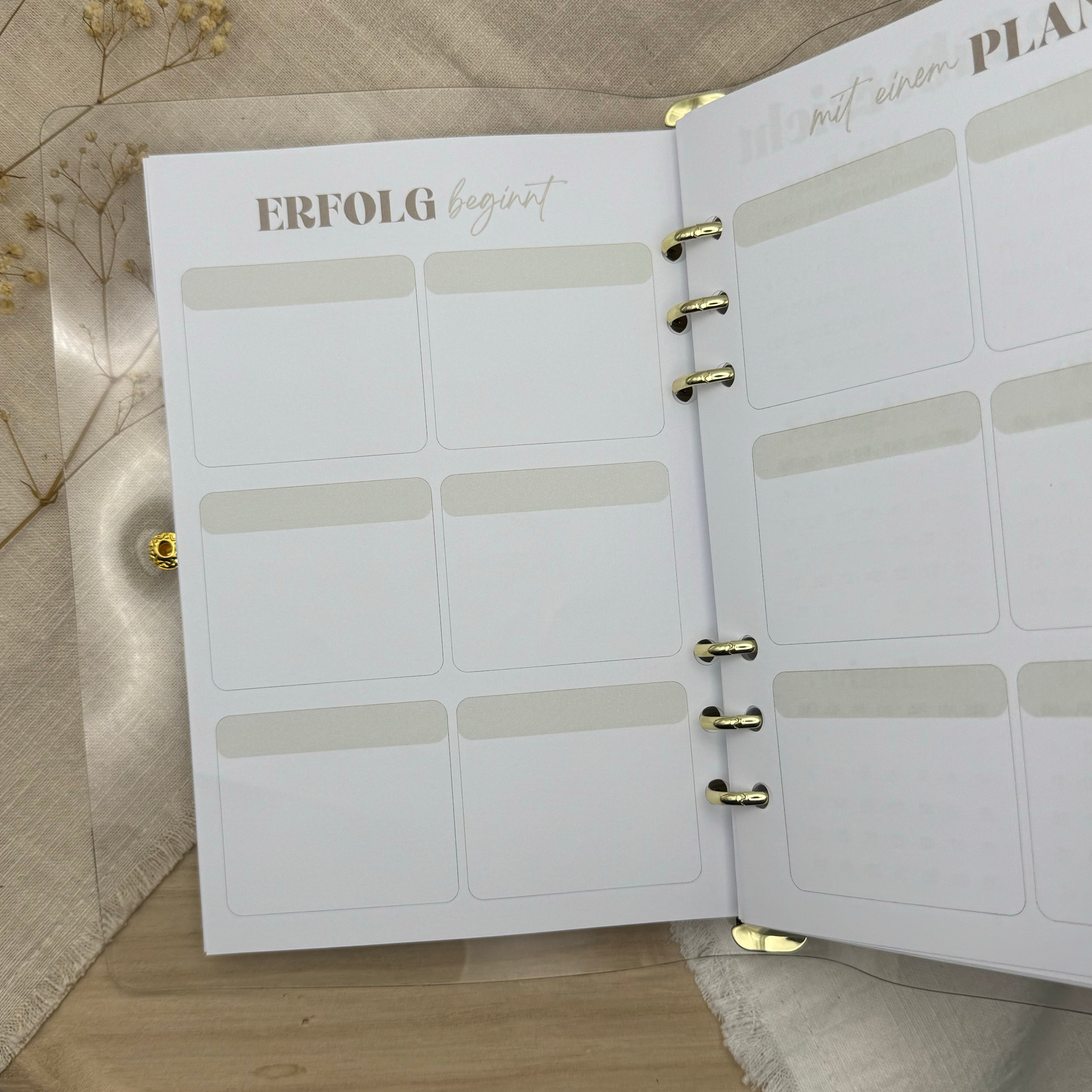 Kalender 2025 - Einlagen (Beige)