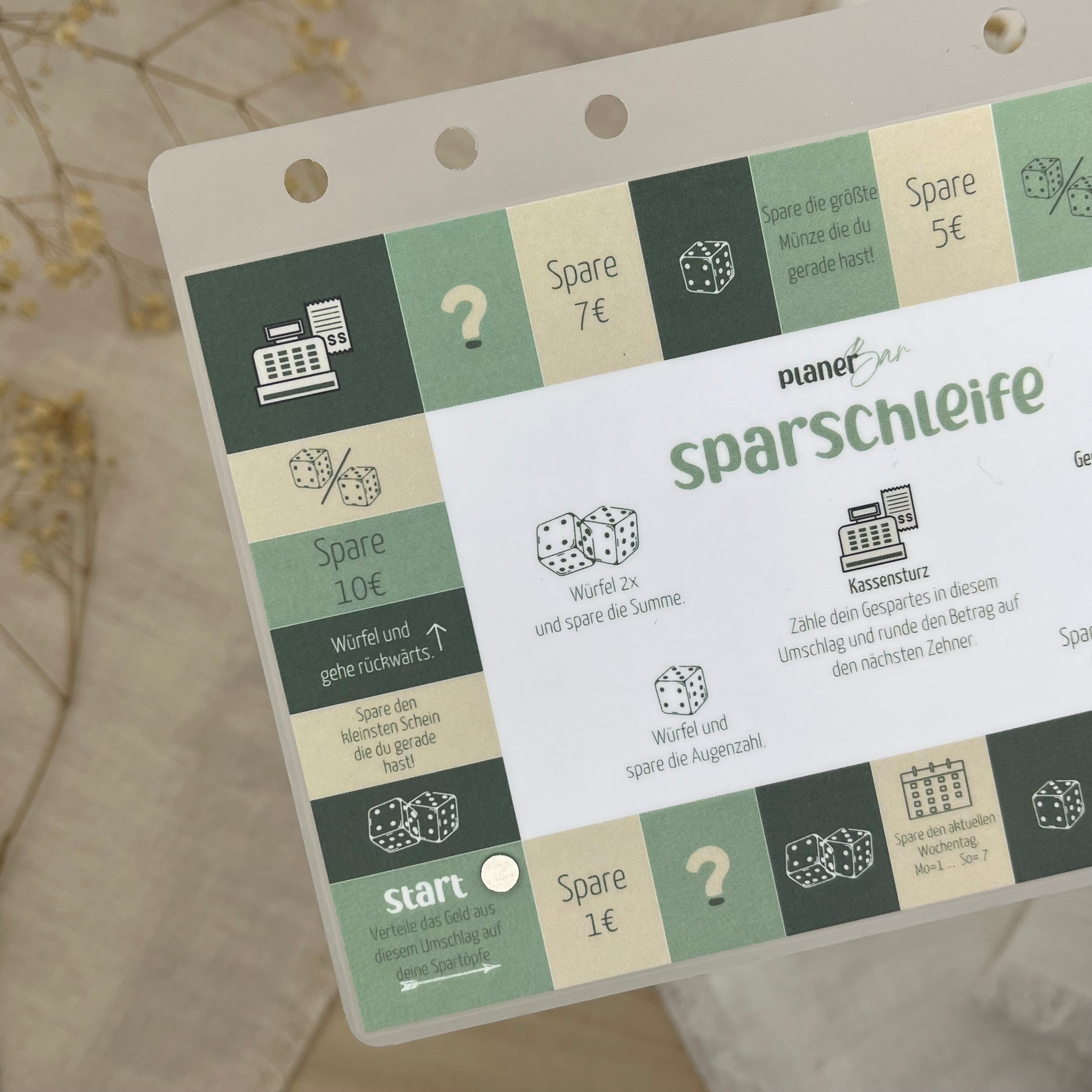 Sparspiel "Sparschleife"