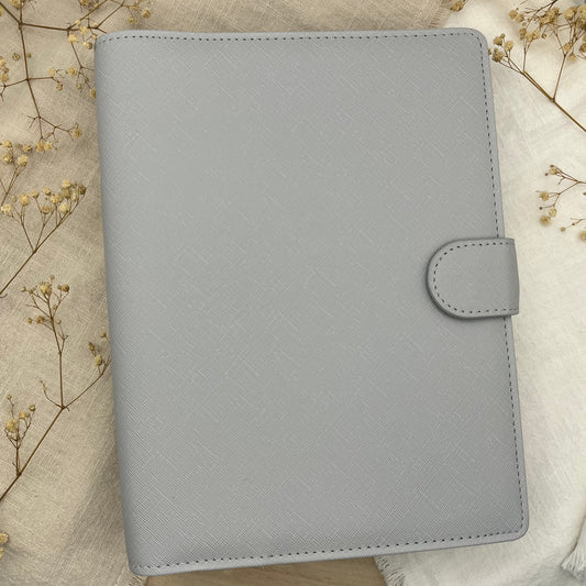 A5 Premium Binder - Saffiano Stone