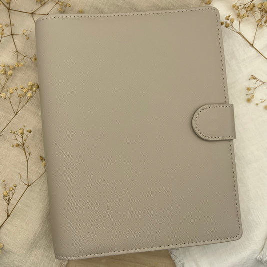 A5 Premium Binder - Saffiano Coffee
