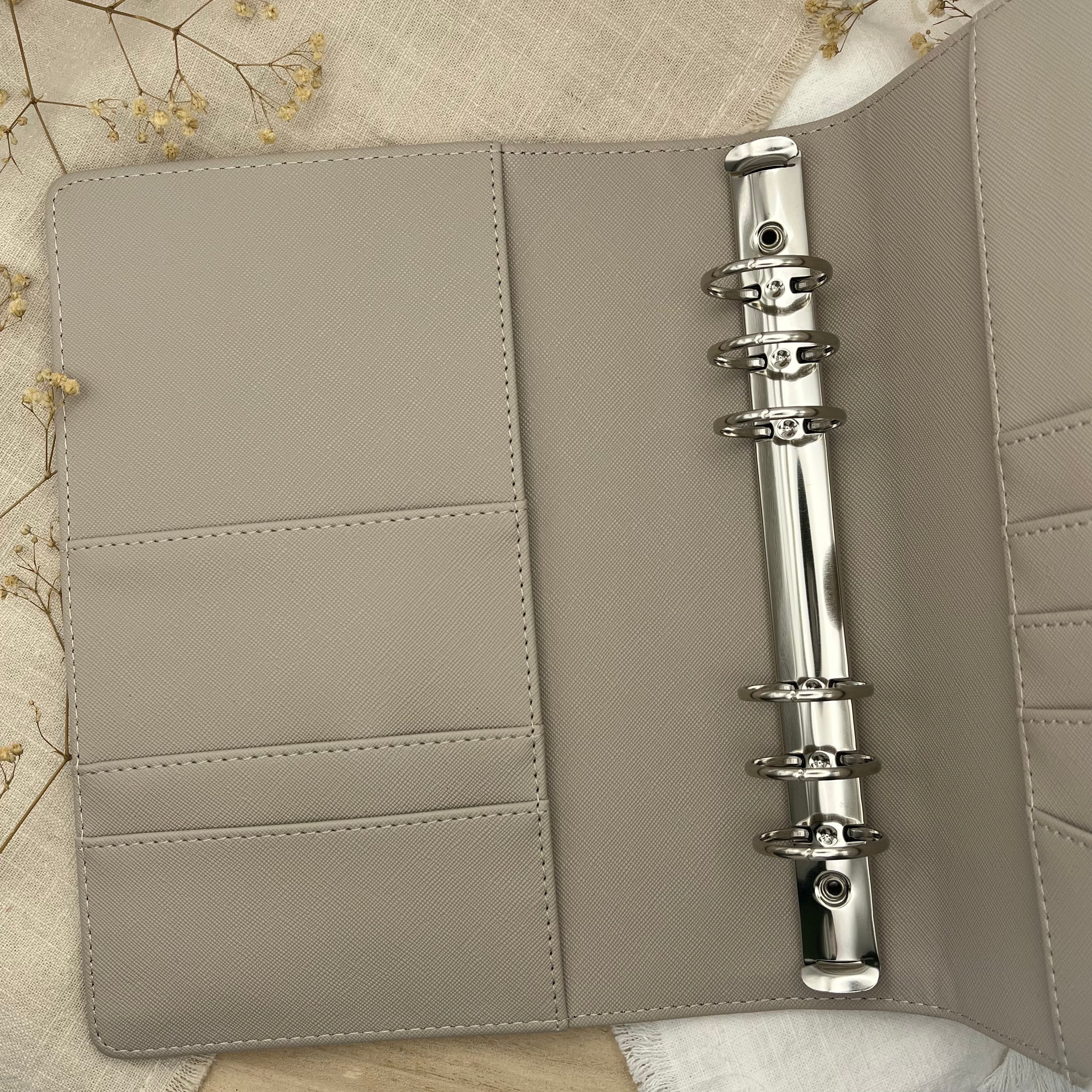 A5 Premium Binder - Saffiano Coffee