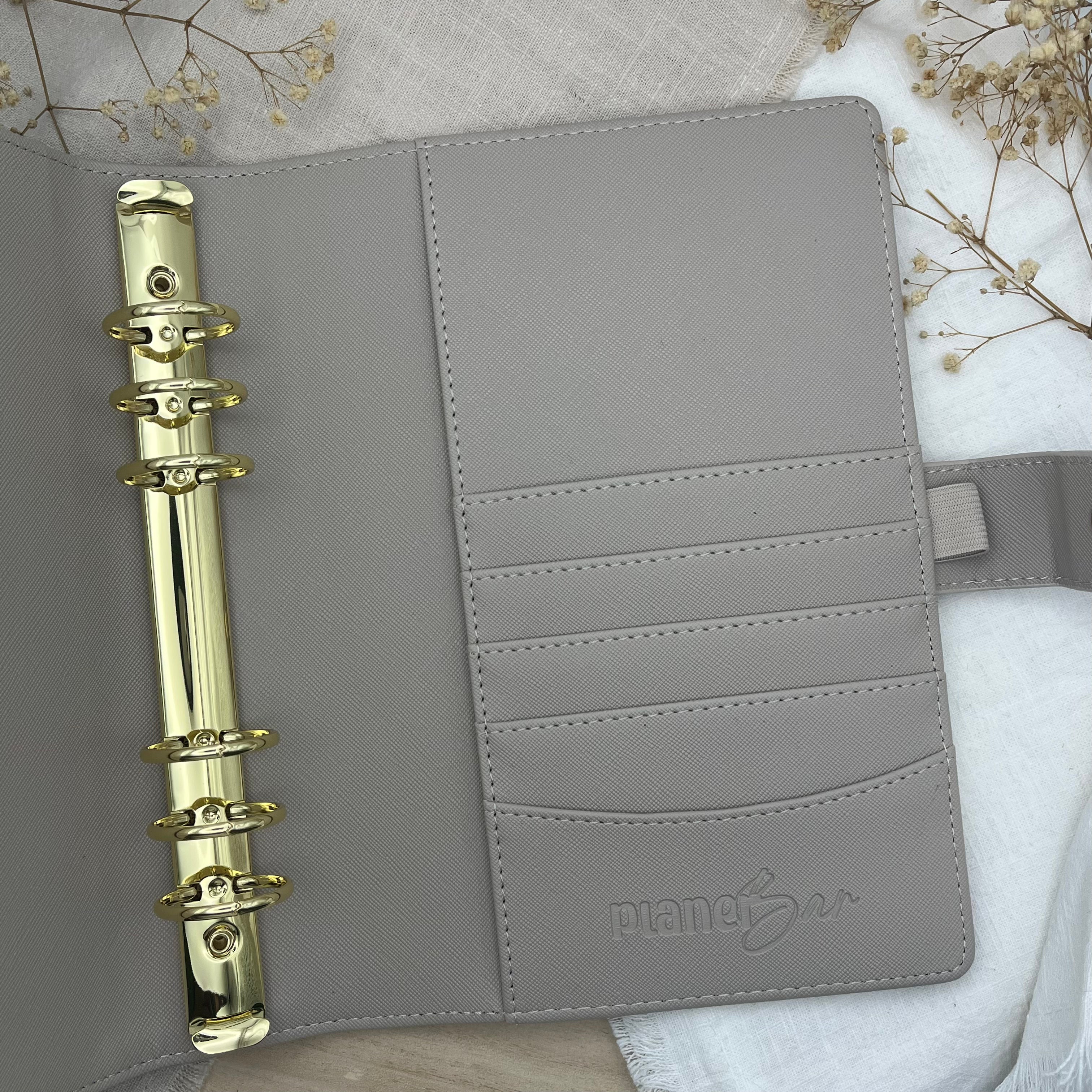 A5 Premium Binder - Saffiano Coffee