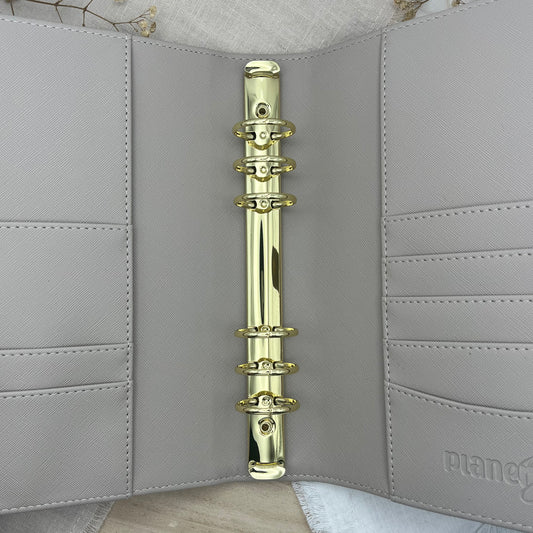 A5 Premium Binder - Saffiano Coffee
