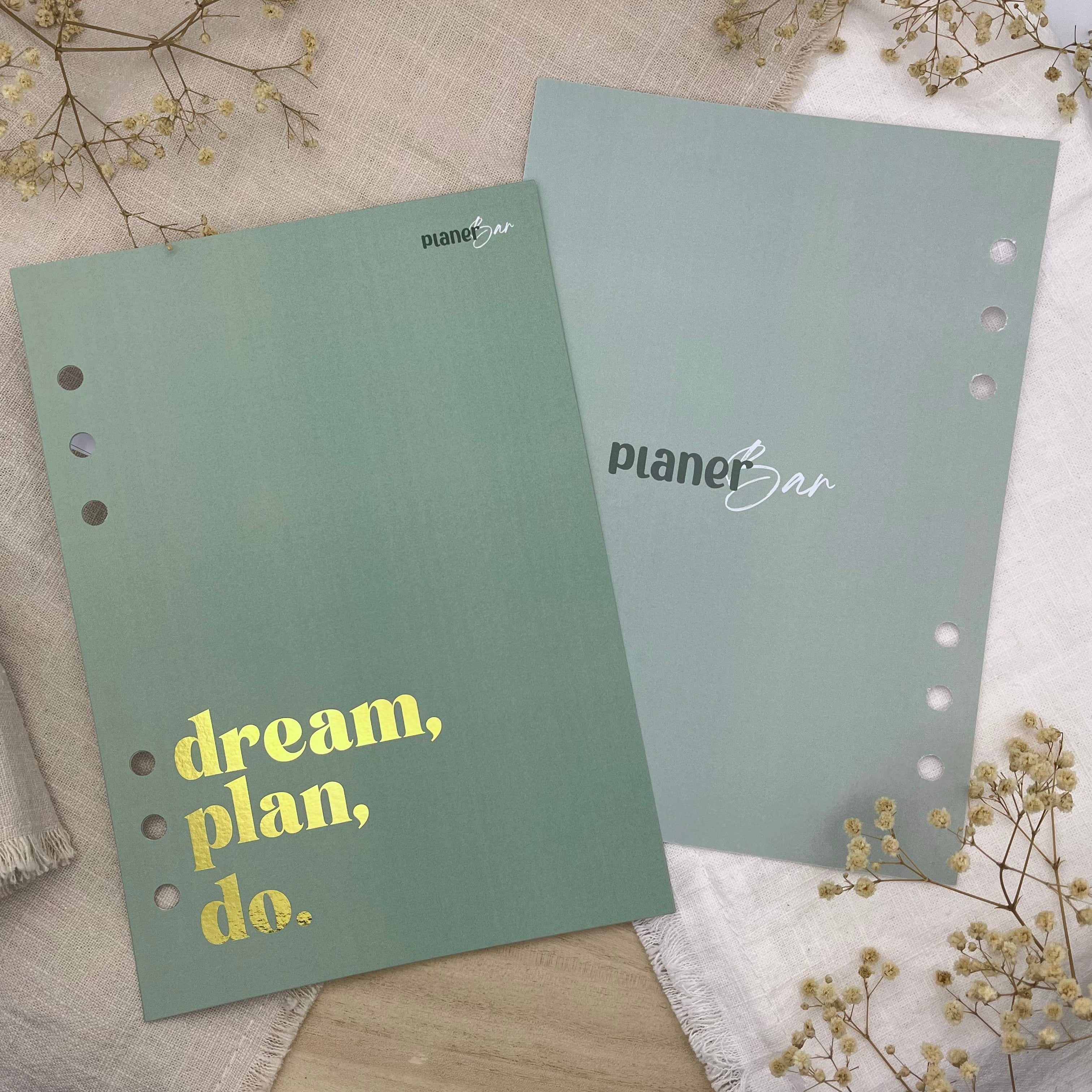 Wechselcover - dream, plan, do.