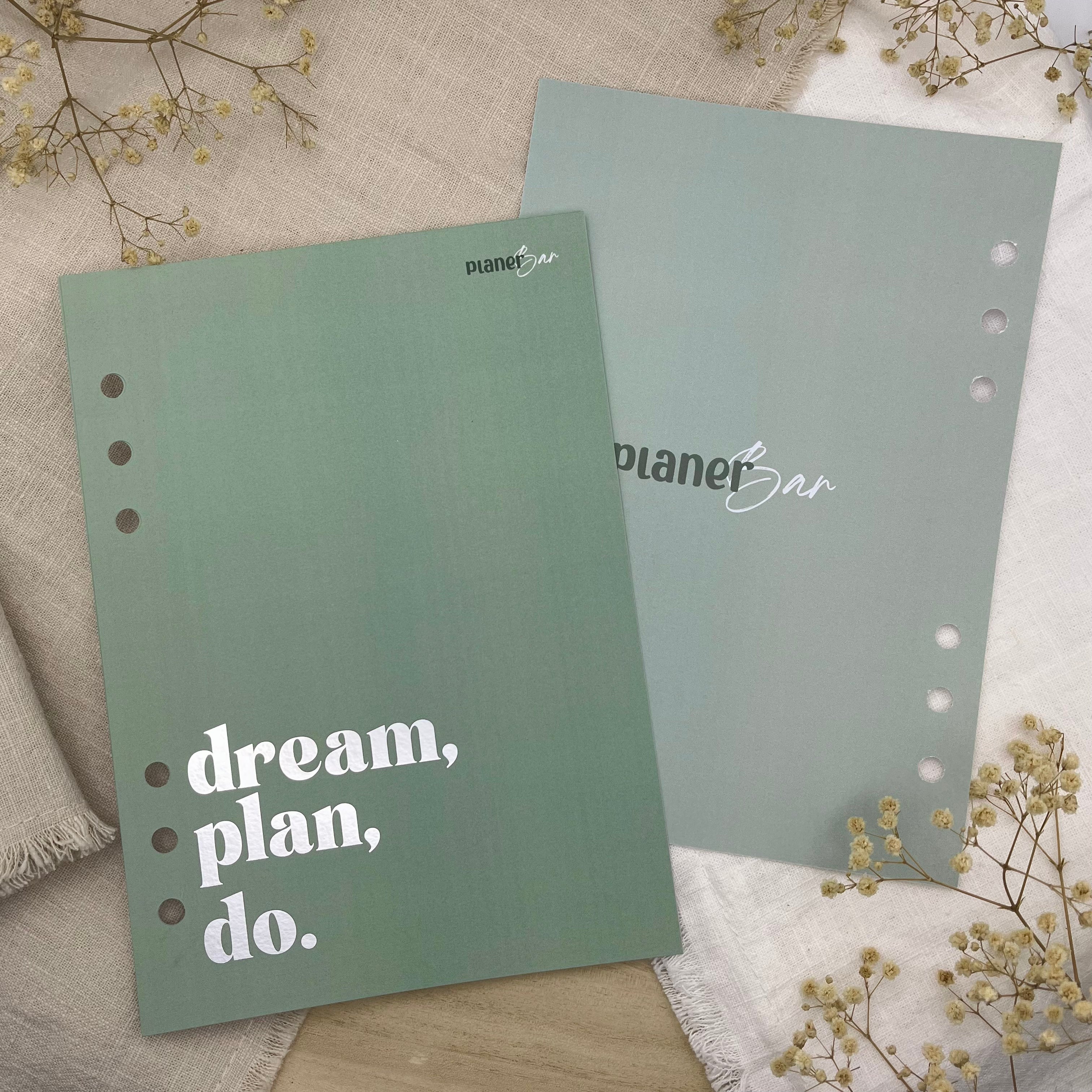 Wechselcover - dream, plan, do.