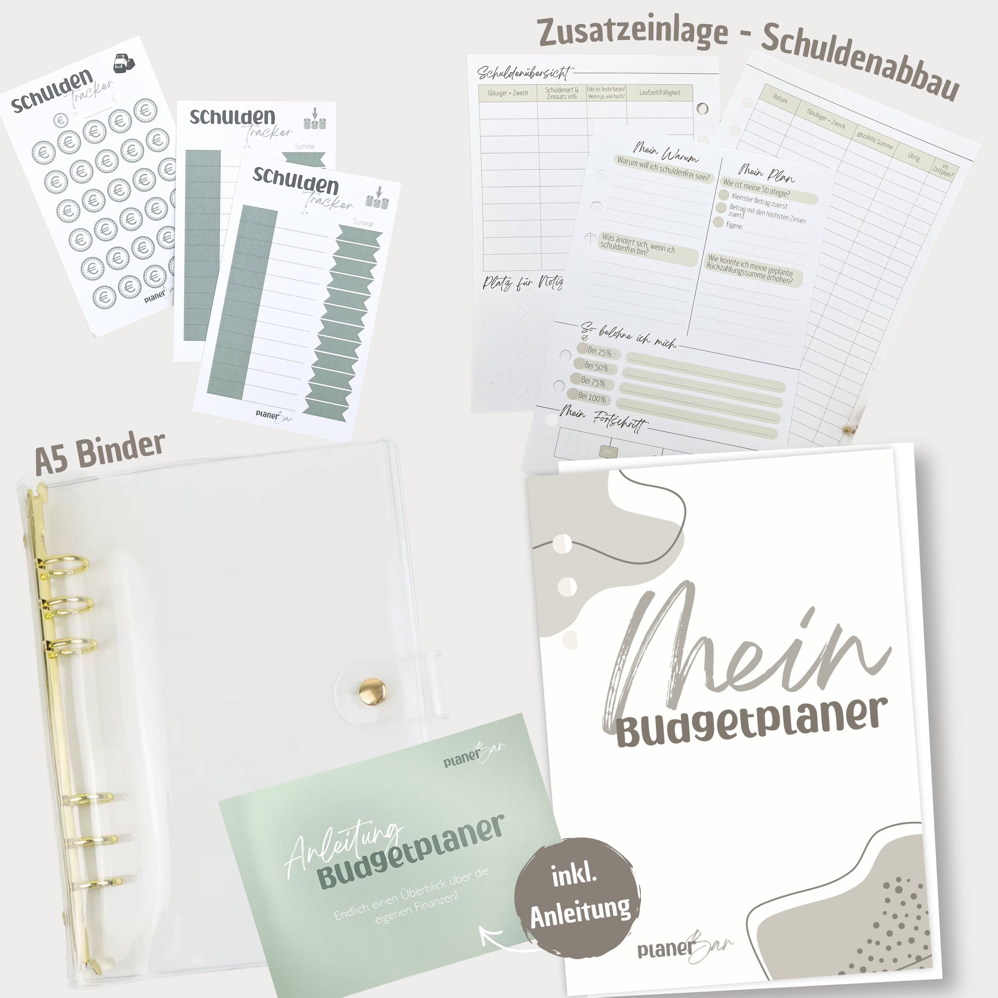 Schuldenabbau Set