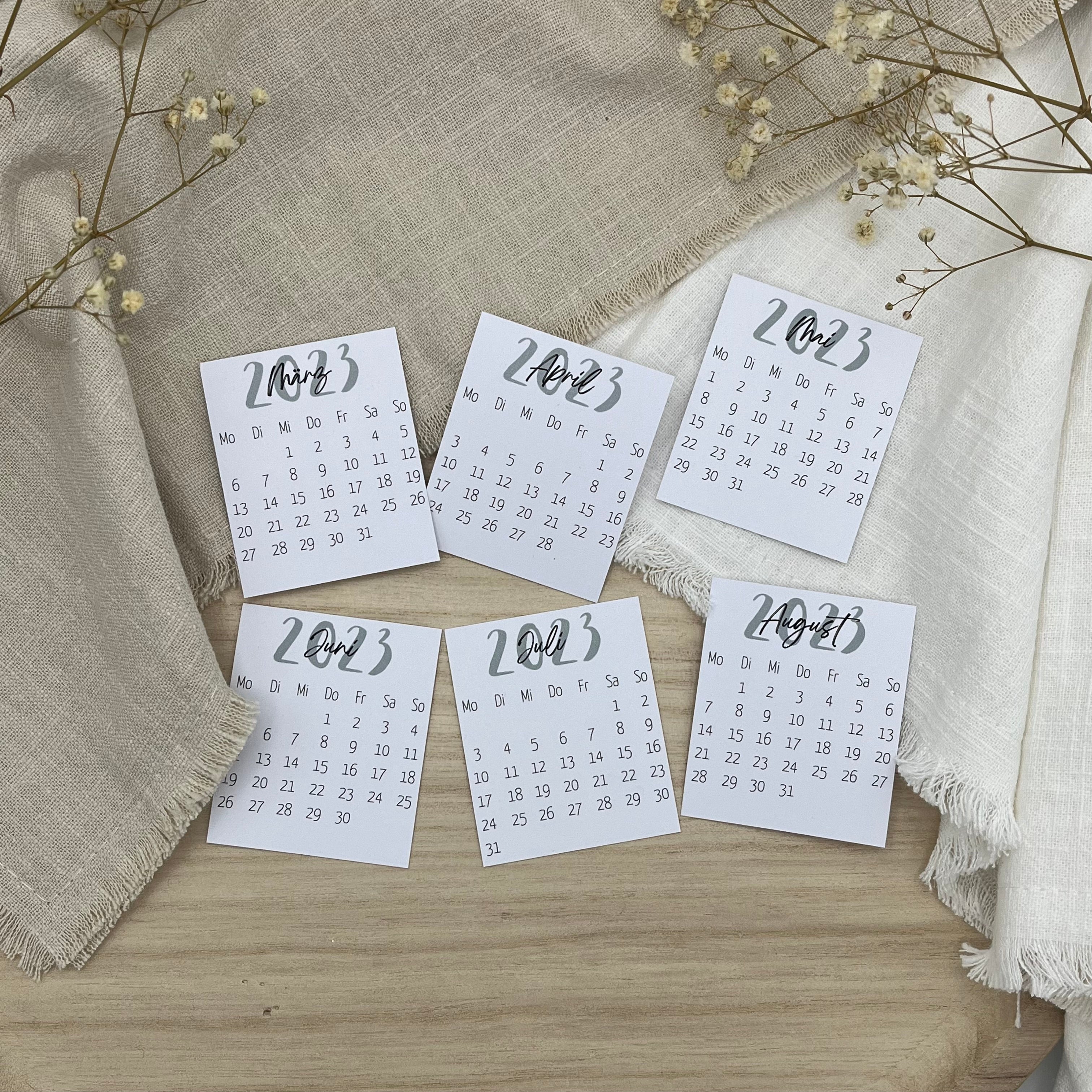 Kleine Monatskalender