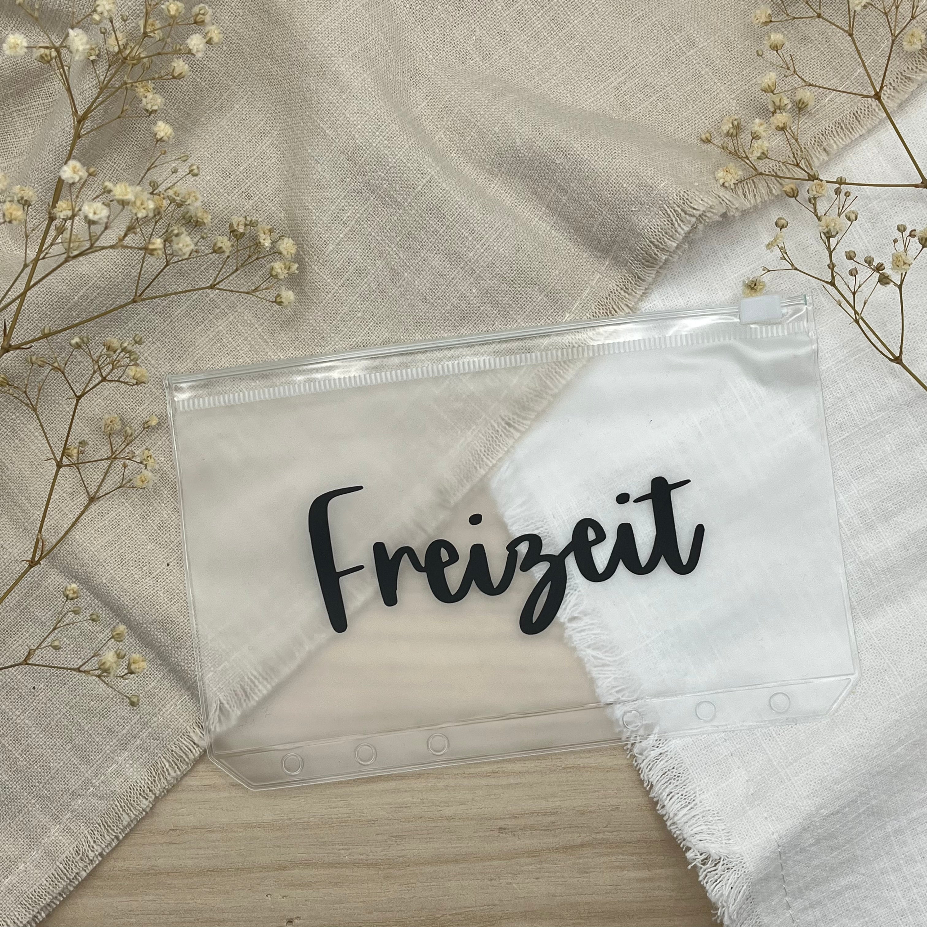 Schriftzüge für Zipper-Umschläge